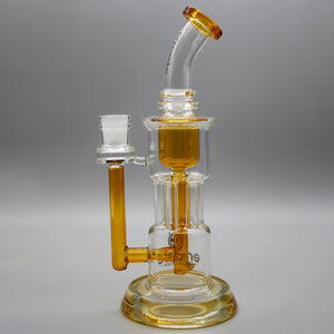 Yellow — 10" Pillar Incycler Dab Rig (view 4)