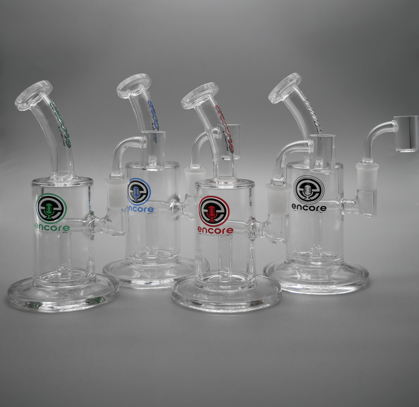 7" Encore Collection Fixed Stem in a Jar Dab Rig