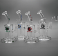 7" Encore Collection Fixed Stem in a Jar Dab Rig