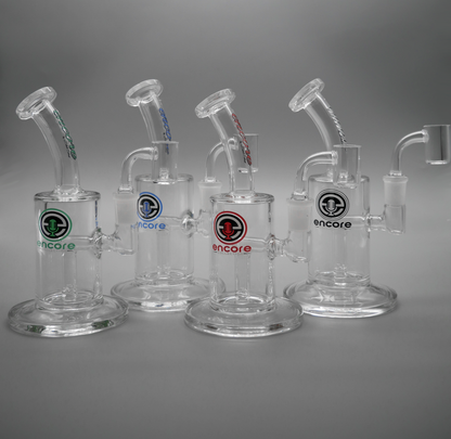7" Encore Collection Fixed Stem in a Jar Dab Rig