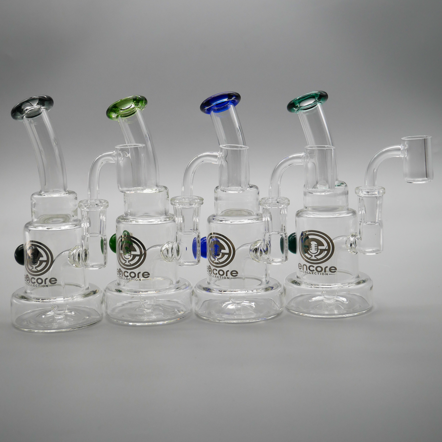 6" Encore Collection Mini Birthday Cake Dab Rig w/ Color Accents