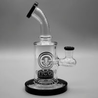 Black — 6" Mini Showerhead Dab Rig (view 1)
