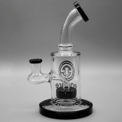 Black — 6" Mini Showerhead Dab Rig (view 3)
