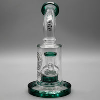 Teal — 6" Mini Showerhead Dab Rig (view 3)