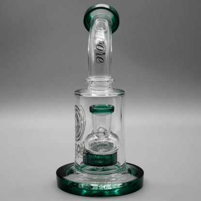 Teal — 6" Mini Showerhead Dab Rig (view 3)