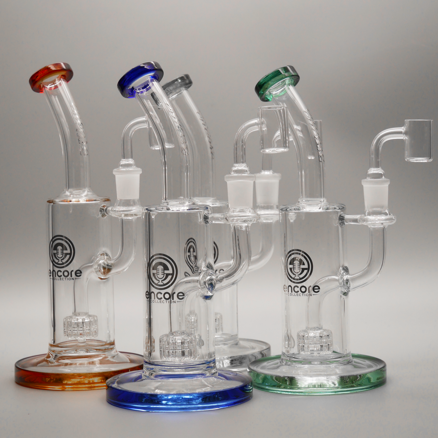 9" Encore Collection Matrix Banger Hanger Dab Rig w/ Accents