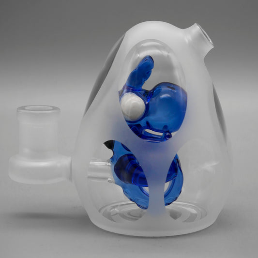 4" Yoshi Frosted Egg Dab Rig