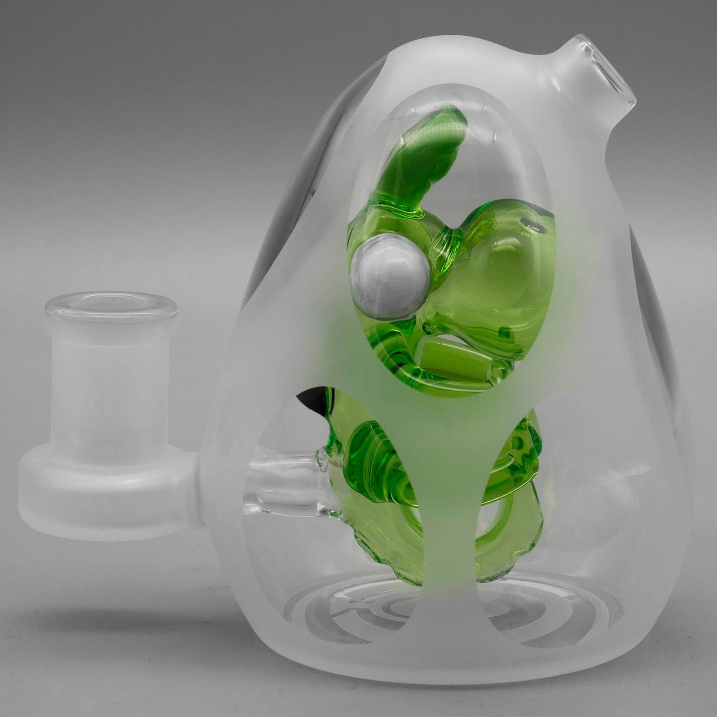 4" Yoshi Frosted Egg Dab Rig