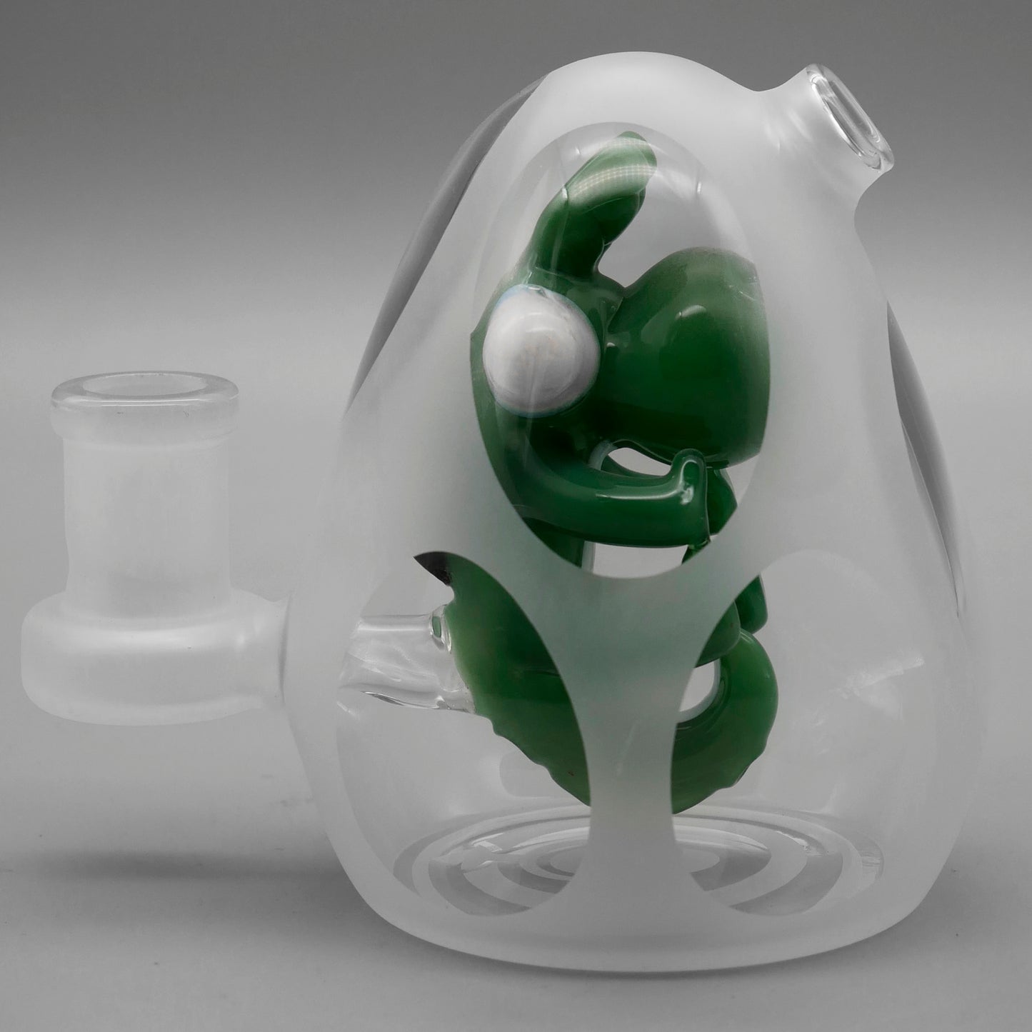 4" Yoshi Frosted Egg Dab Rig