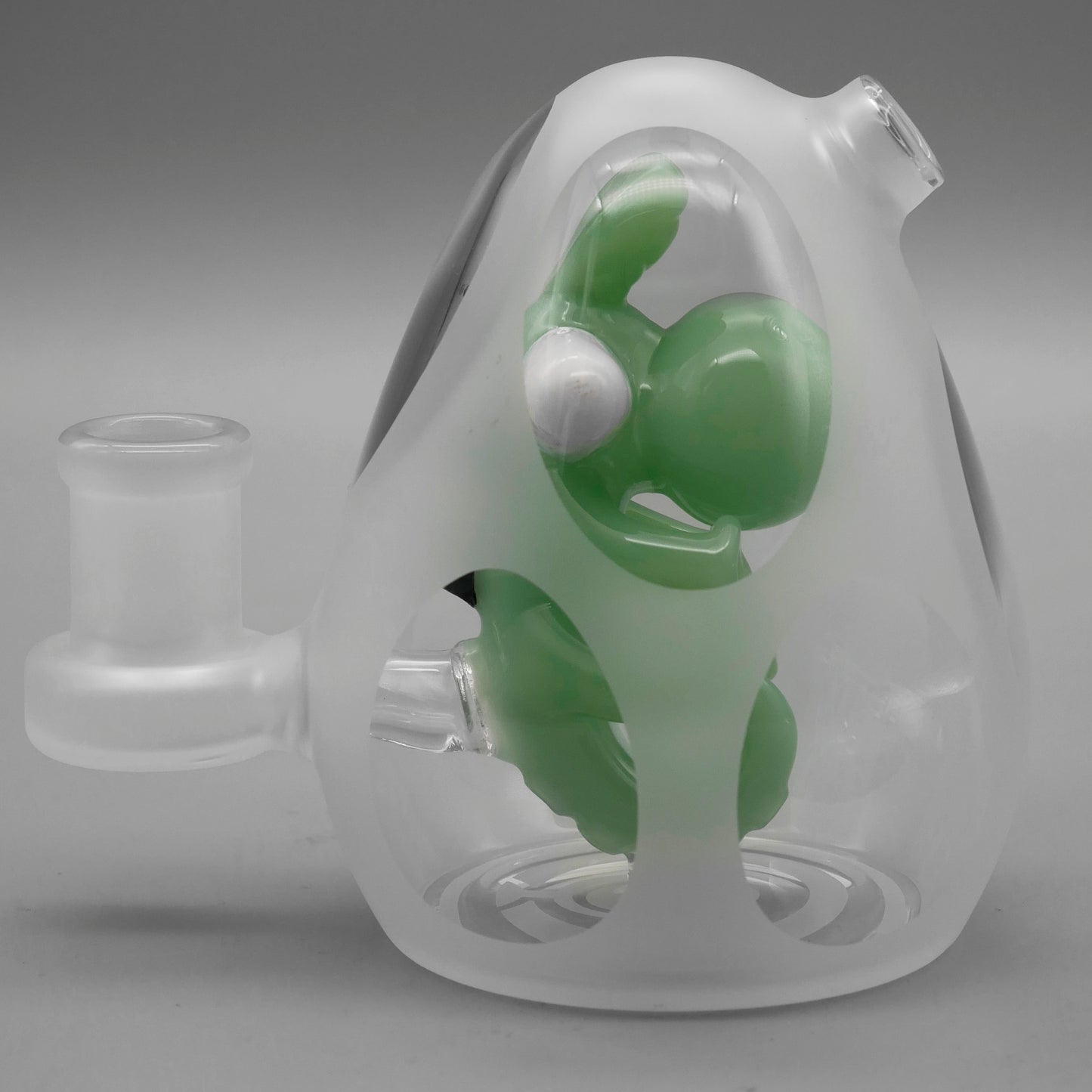 4" Yoshi Frosted Egg Dab Rig