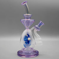 9" Encore Collection Color Baby Dinosaur Egg Recycler Dab Rig