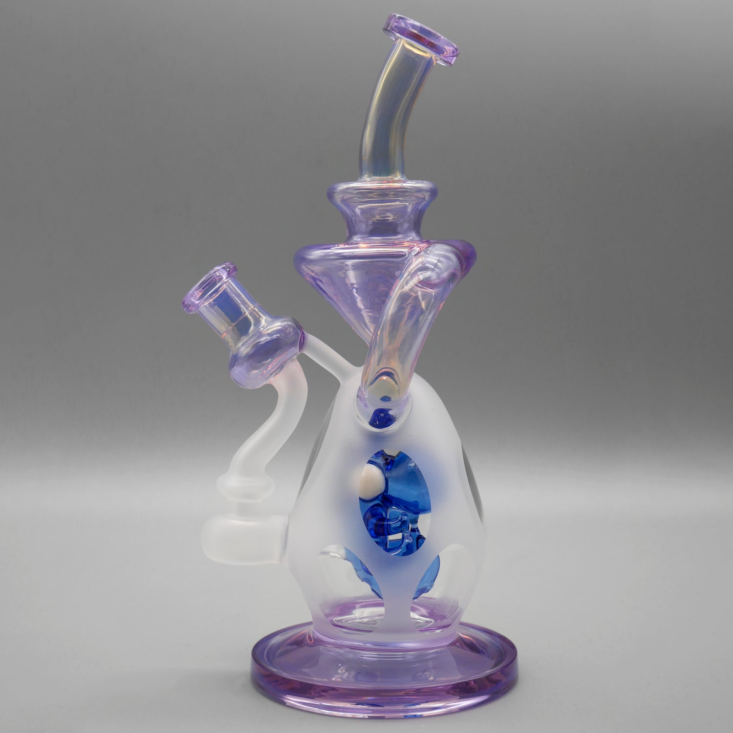 9" Encore Collection Color Baby Dinosaur Egg Recycler Dab Rig