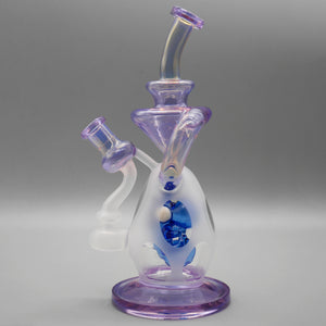 9" Encore Collection Color Baby Dinosaur Egg Recycler Dab Rig
