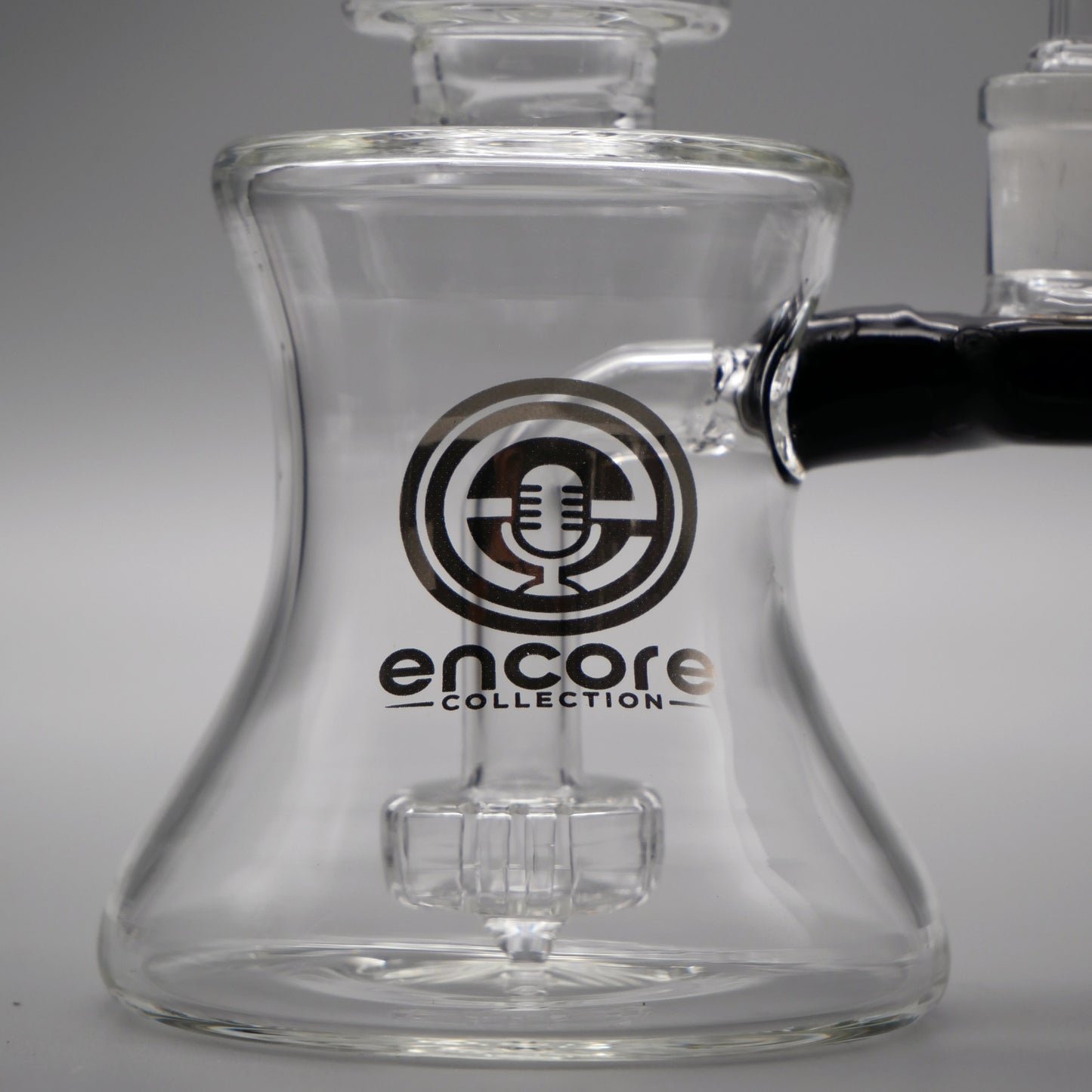 7" Encore Collection Hourglass Banger Hanger Dab Rig w/ Color Mouthpiece and Joint Accents