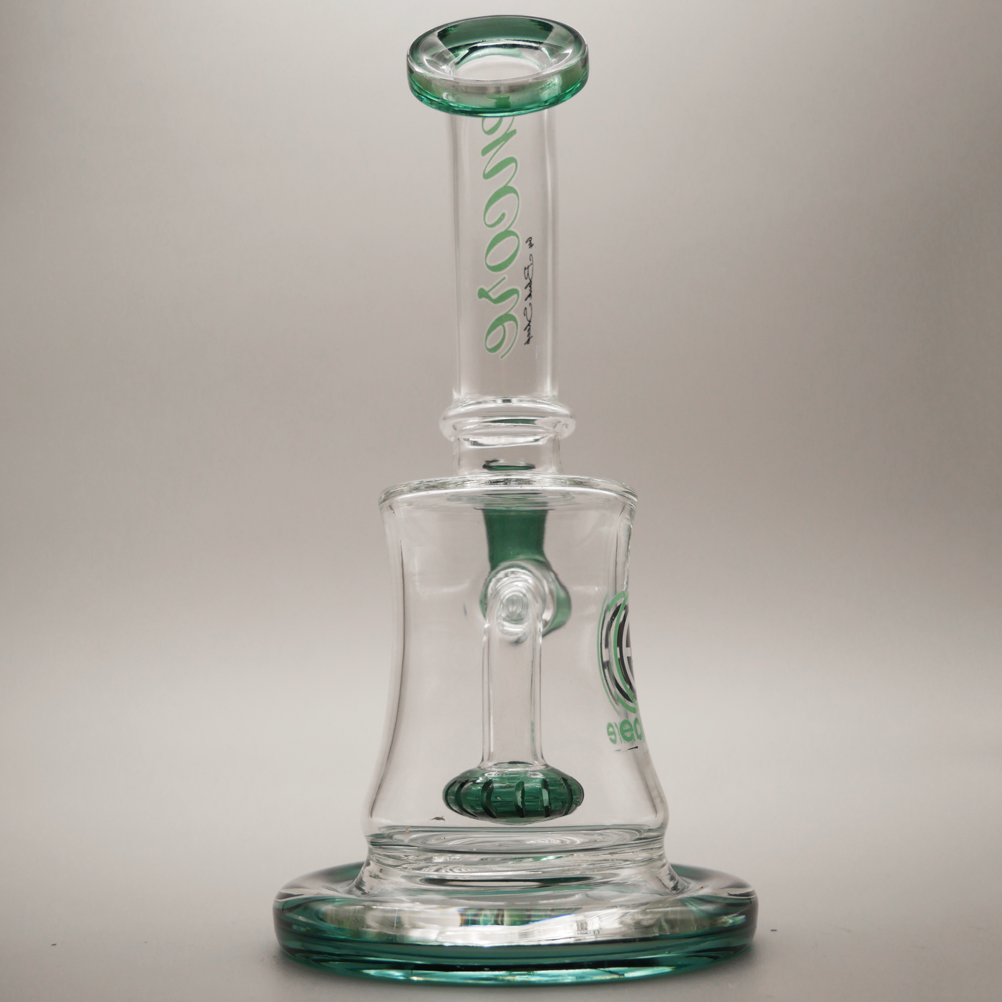 9" Encore Collection Banger Hanger Dab Rig w/ Showerhead & Color Accents