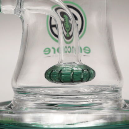 9" Encore Collection Banger Hanger Dab Rig w/ Showerhead & Color Accents