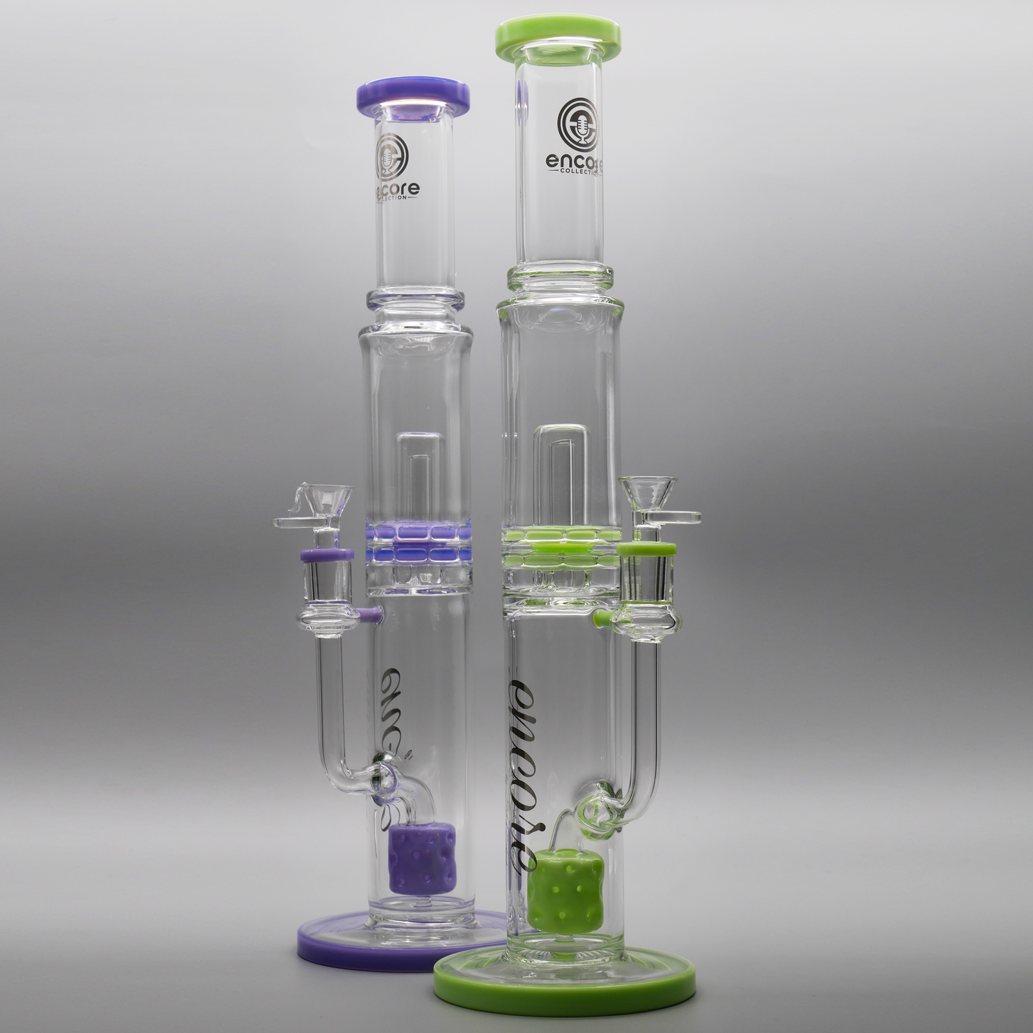 16" Encore Collection Popped Hole Barrel Perc w/ Ratchet Perc