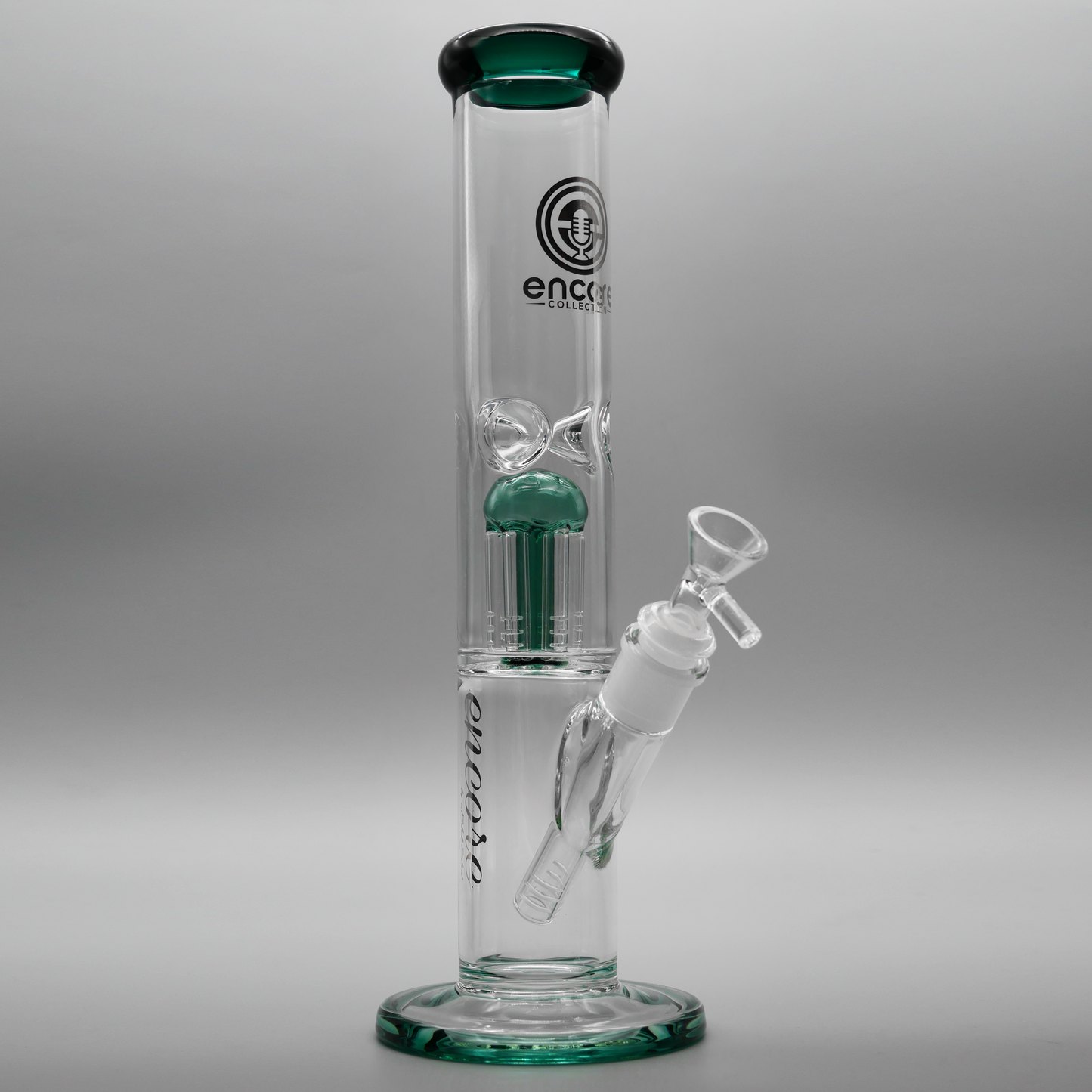 13" 50x5mm Encore Collection Welded Tree Perc Straight Tube Bong