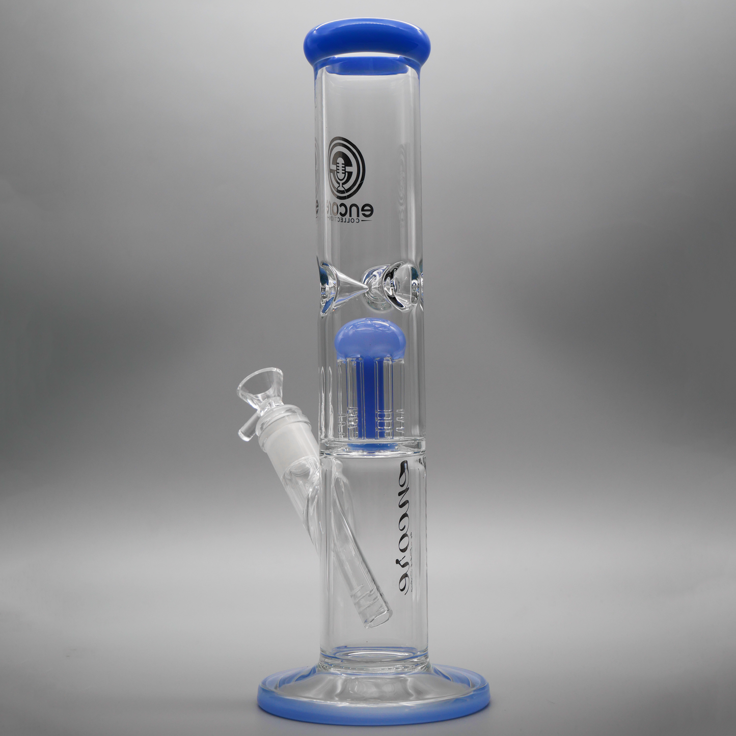 13" 50x5mm Encore Collection Welded Tree Perc Straight Tube Bong