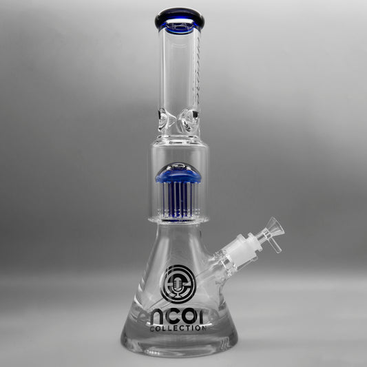 16" Encore Collection Tree Mega Pounder Beaker Bong w/ Color Accents