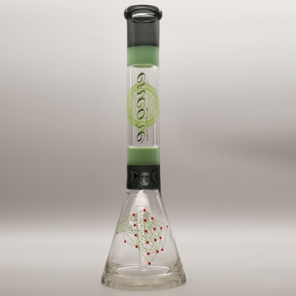 17" Encore Collection 2-Tone Alchemist Mega Pounder Beaker Bong