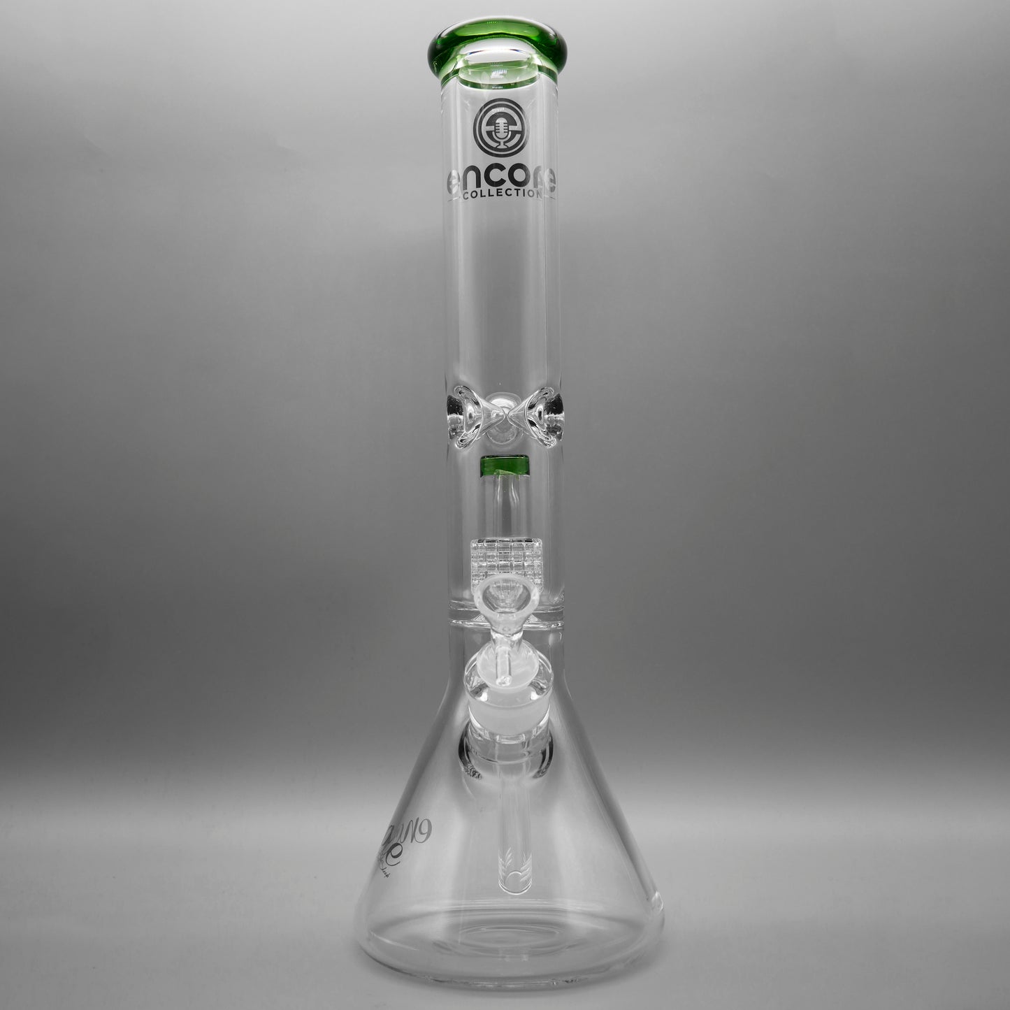 16" Encore Collection Heavywall Matrix Beaker Bong w/ Color Accents