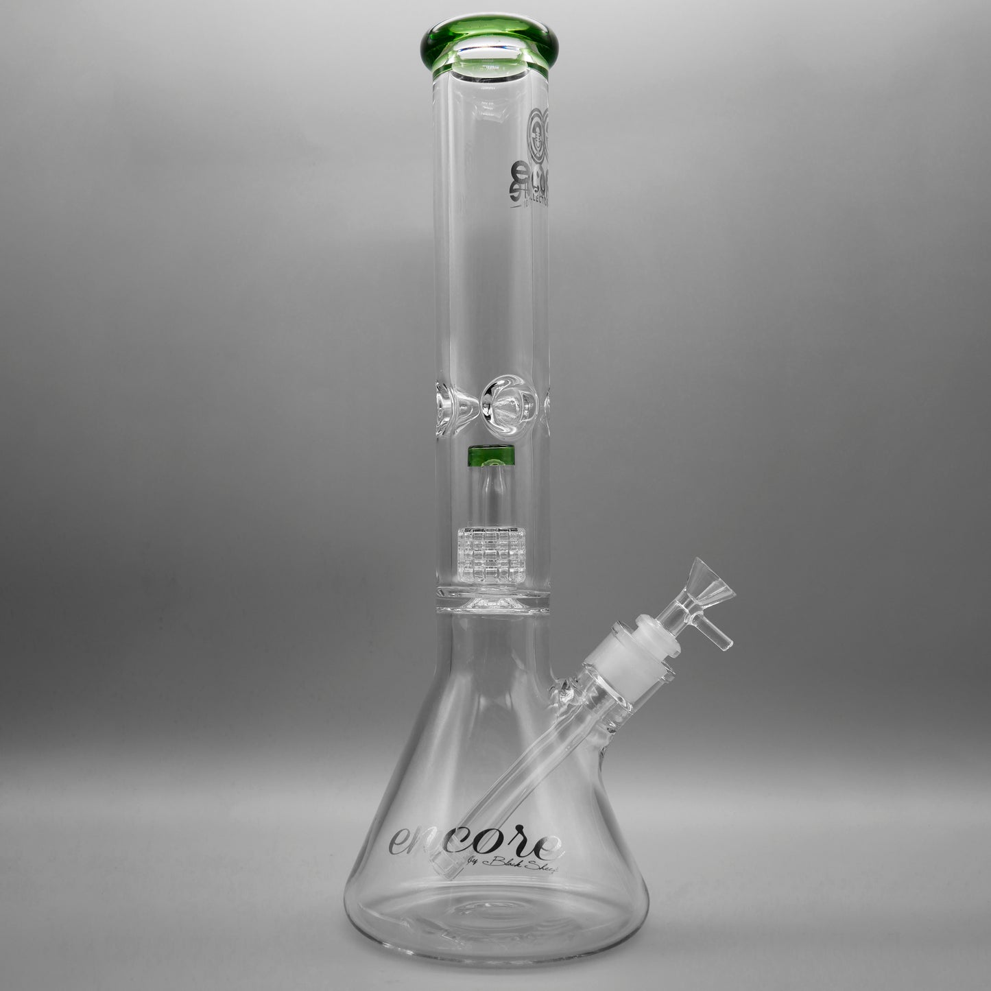 16" Encore Collection Heavywall Matrix Beaker Bong w/ Color Accents