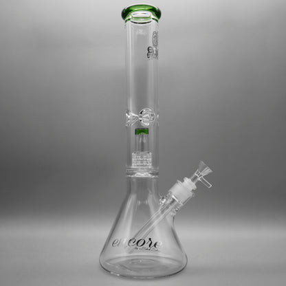 16" Encore Collection Heavywall Matrix Beaker Bong w/ Color Accents