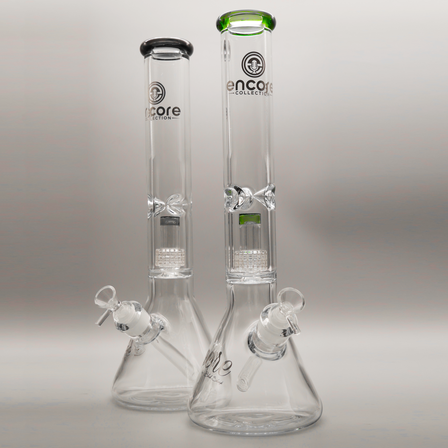 16" Encore Collection Heavywall Matrix Beaker Bong w/ Color Accents