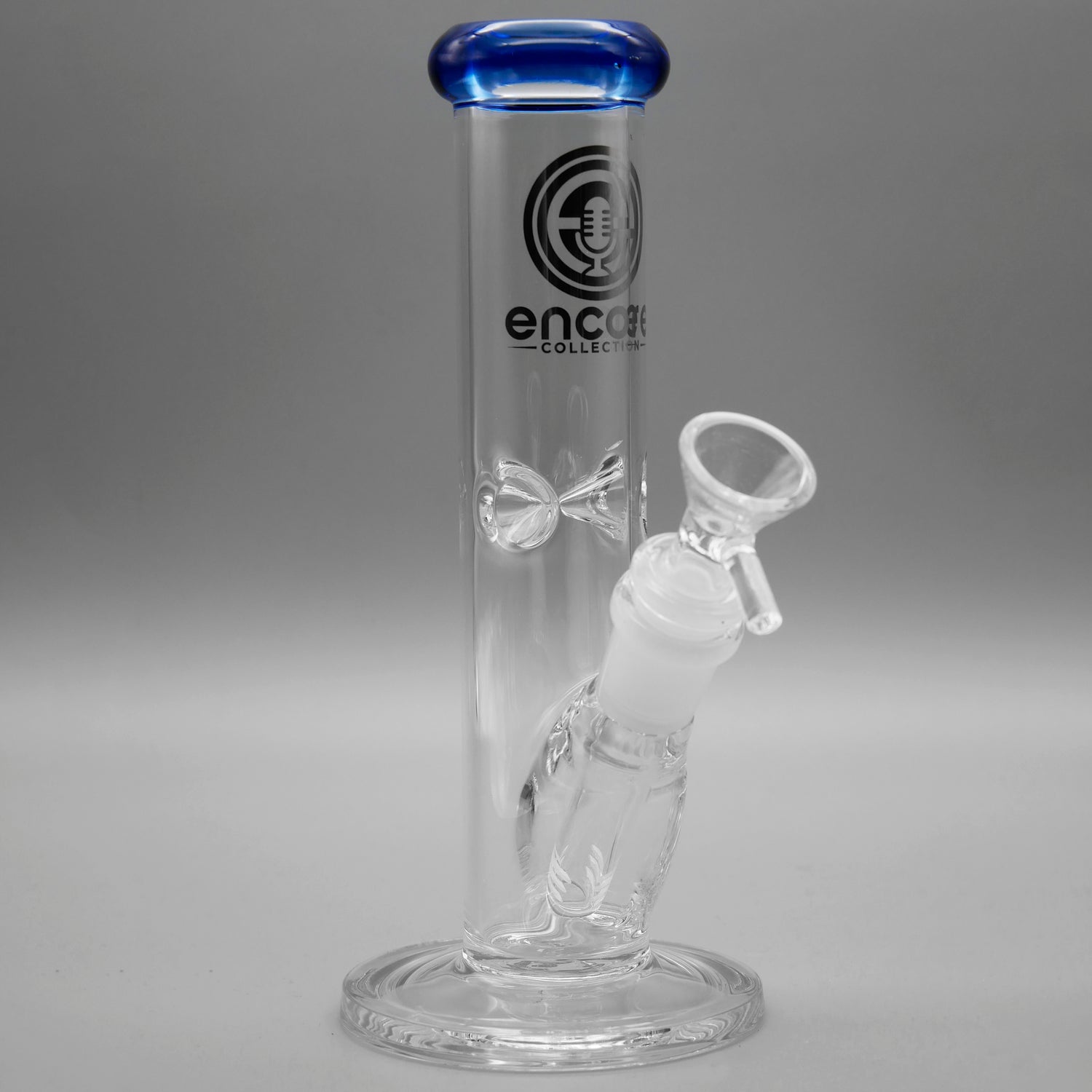 Blue — 8" Mini Straight Tube (view 1)