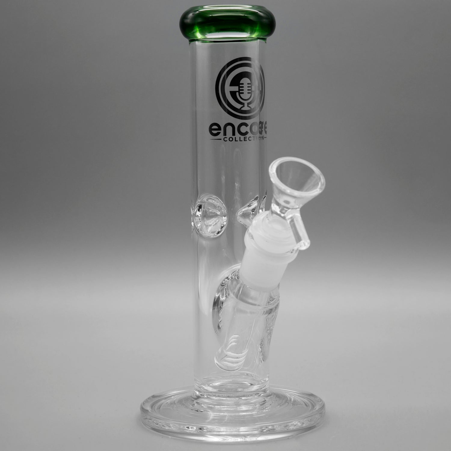 Green — 8" Mini Straight Tube (view 1)