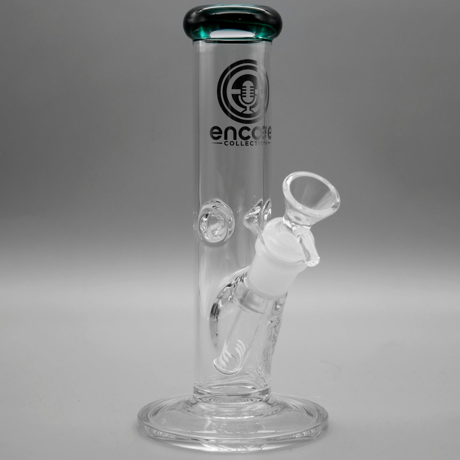 Teal — 8" Mini Straight Tube (view 1)