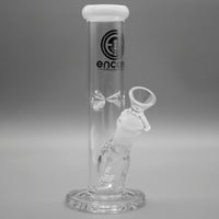 White — 8" Mini Straight Tube (view 1)