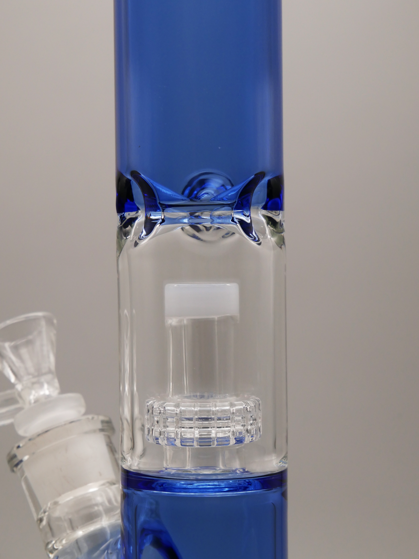 14'' Encore Collection Full Color Straight Tube Bong w/ Matrix and White Accents