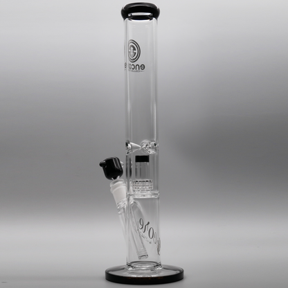 16" Encore Collection Matrix Straight Tube Bong w/ Color Accents