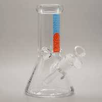 8" Encore Collection Heavy Mini Clear Beaker Bong