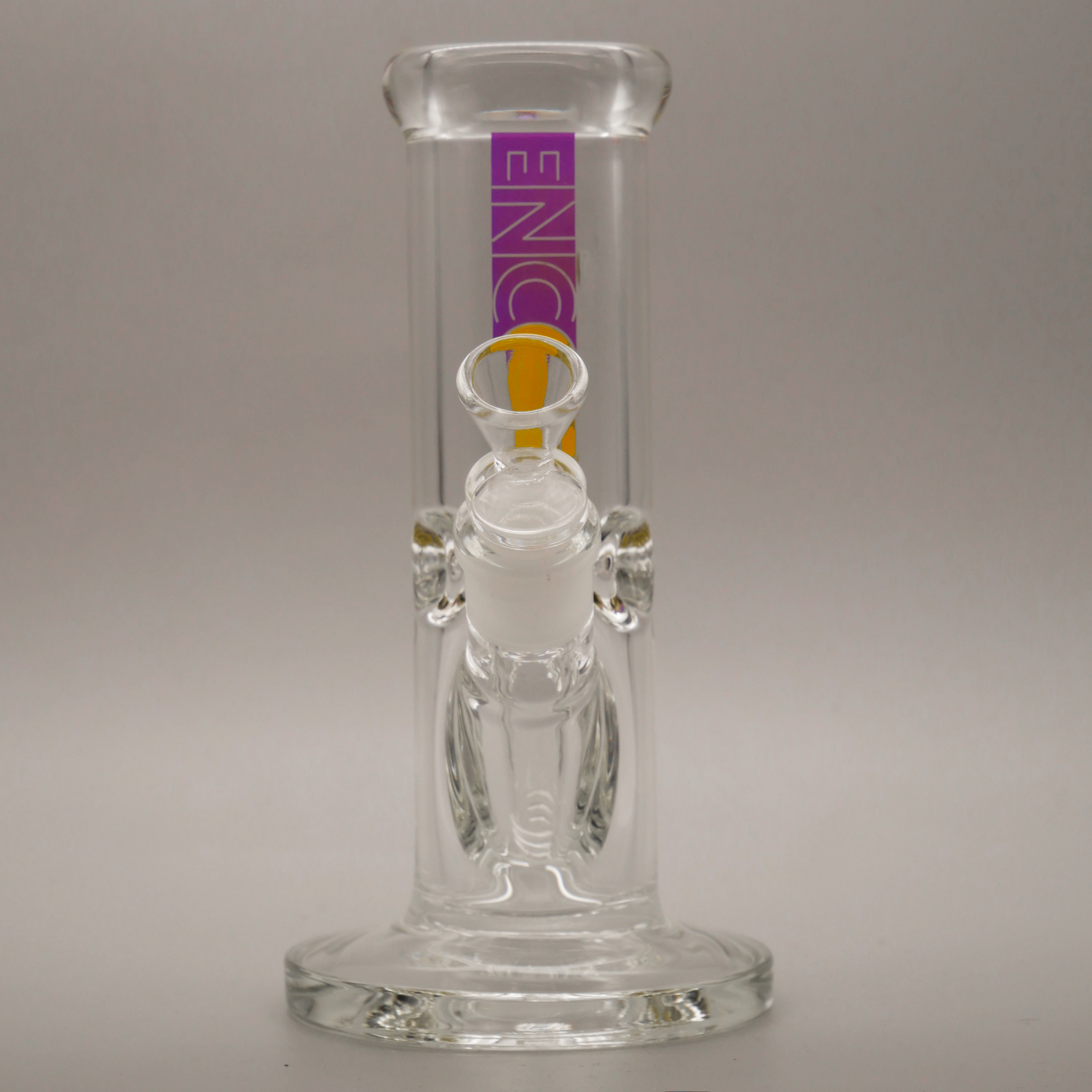 8" Encore Collection Heavy Mini Clear Stright Tube Bong
