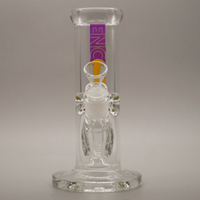 8" Encore Collection Heavy Mini Clear Stright Tube Bong