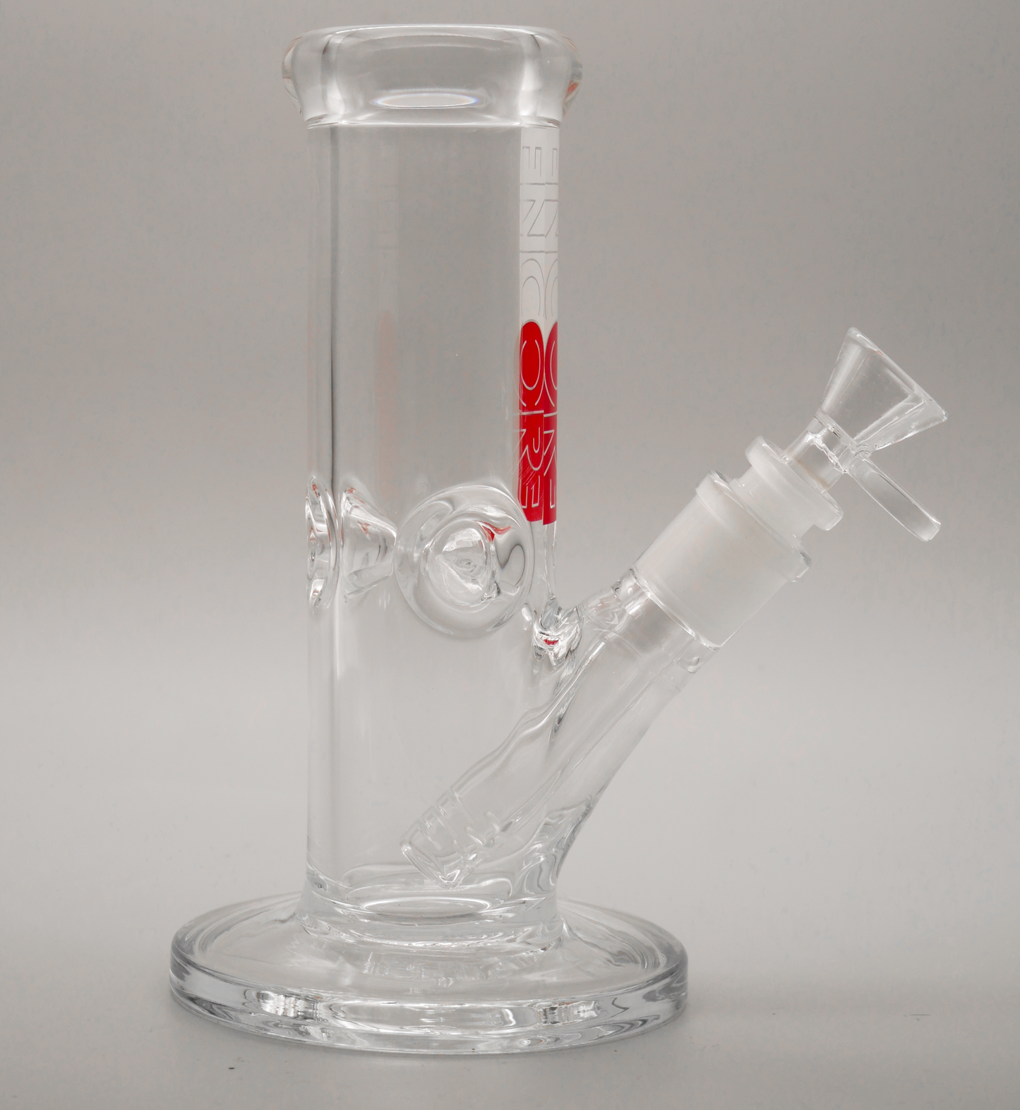 3PACK 8" Encore Collection Heavy Mini Clear Stright Tube Bong