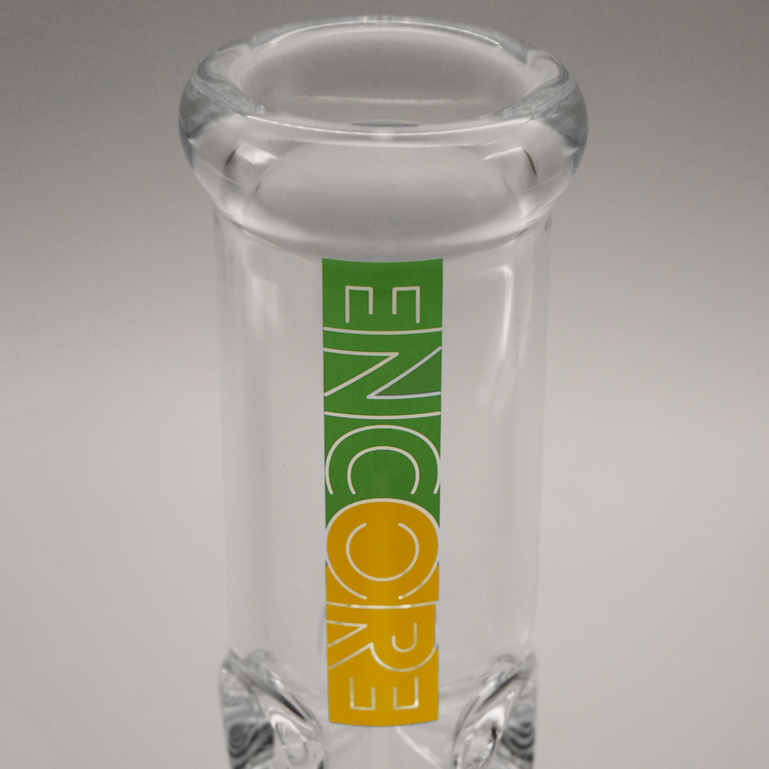 8" Encore Collection Heavy Mini Clear Stright Tube Bong