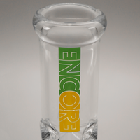 8" Encore Collection Heavy Mini Clear Stright Tube Bong