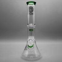 Green — 12" Double Chamber Matrix Perc Beaker (view 5)