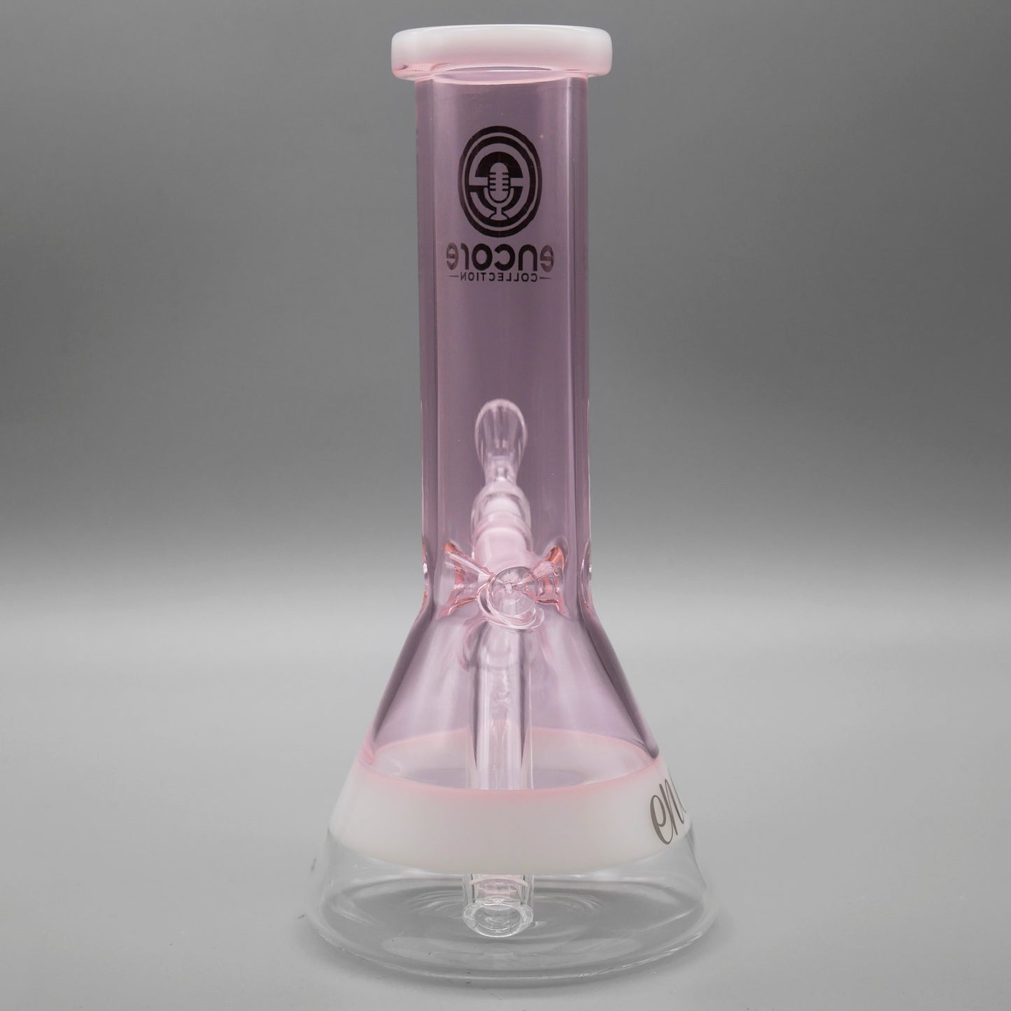 8" Encore Collection Mini Solid Color Beaker Bong w/ White Accents