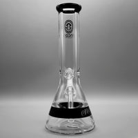 Black — 12" 50x9mm Color Band Beaker (view 2)