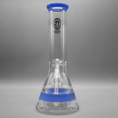 12" Encore Collection 50x9mm Color Band Beaker Bong Assorted Colors