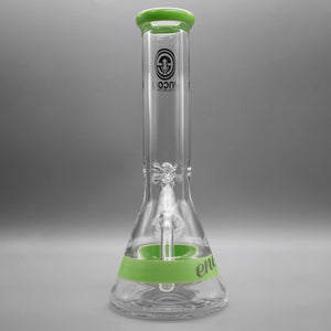 Milky Green — 12" 50x9mm Color Band Beaker (view 4)