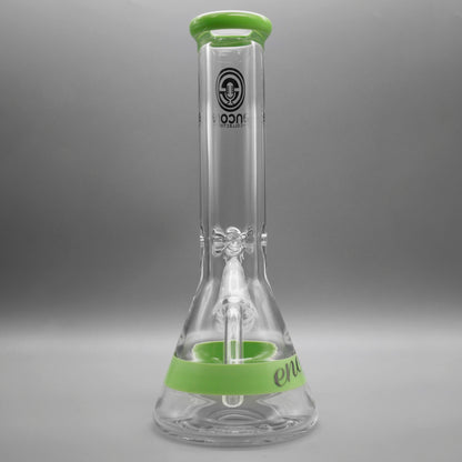 12" Encore Collection 50x9mm Color Band Beaker Bong Assorted Colors