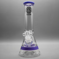 Milky Purple — 12" 50x9mm Color Band Beaker (view 1)