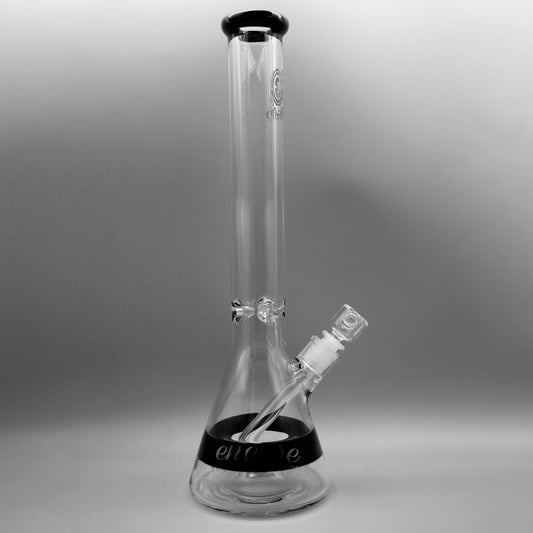 18" Encore Collection Color Band Beaker Bong Assorted Colors