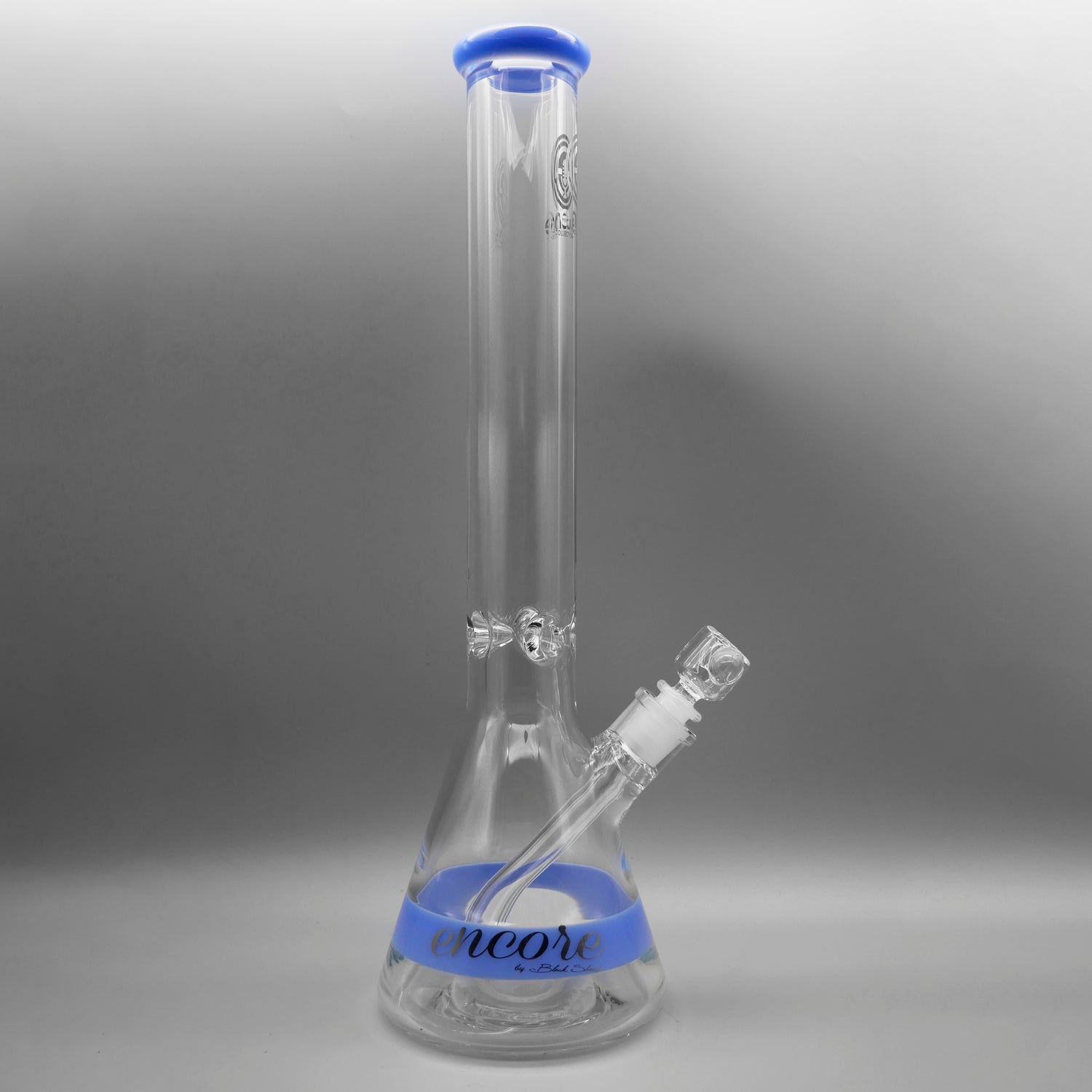 Jade Blue — 18" Color Band Beaker (view 2)